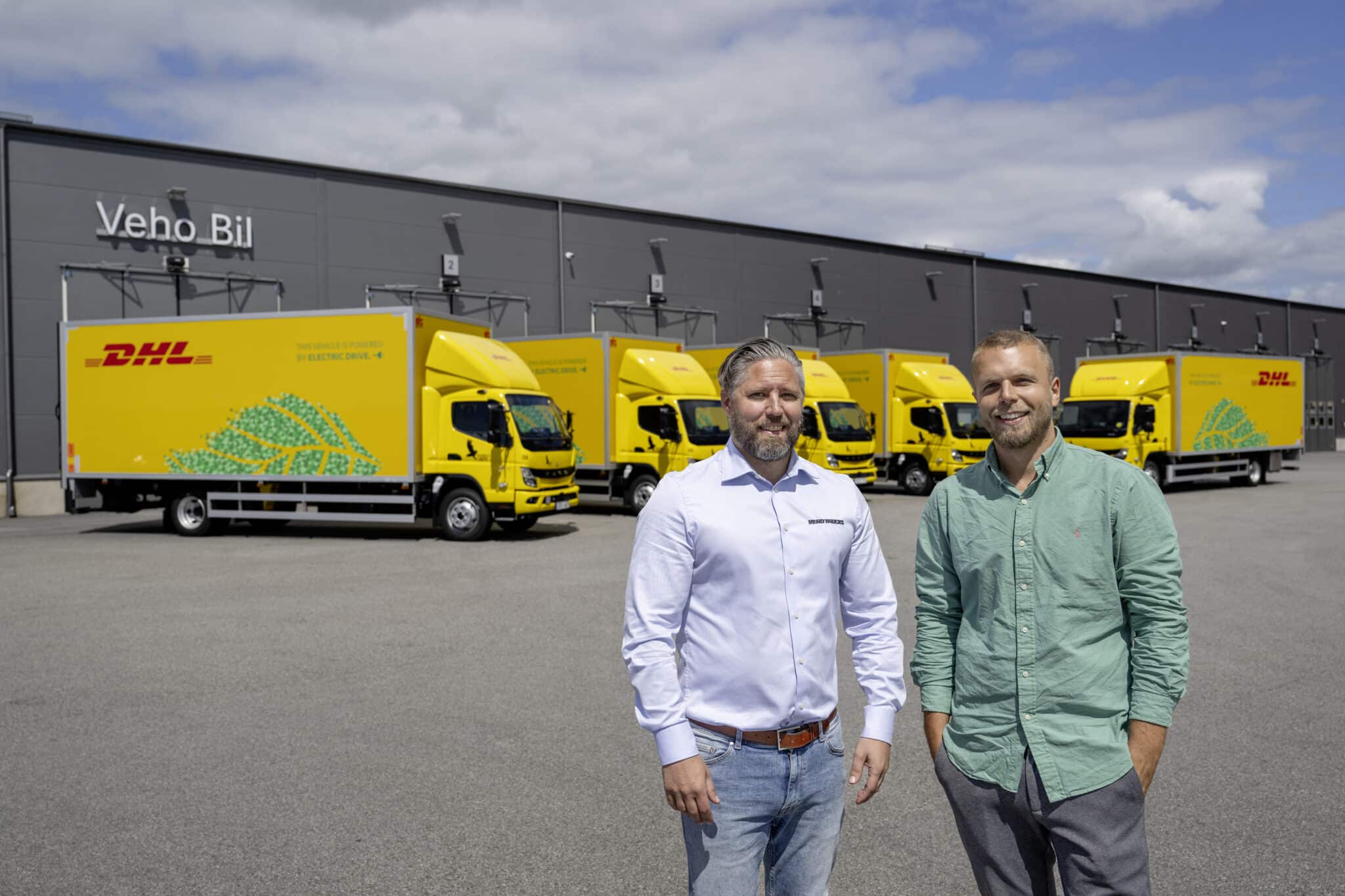 FUSO eCanter in Schweden: Falkenklev Logistik fährt elektrisch für DHL in MalmöFUSO eCanter in Sweden: Falkenklev Logistik electrifies its routes for DHL in Malmö